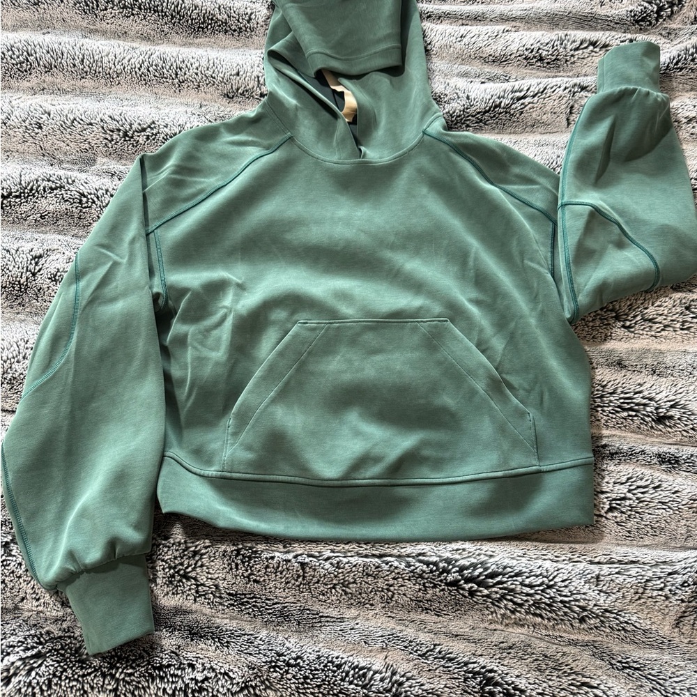 Lululemon Softstreme Green Hooded Sweatshirt